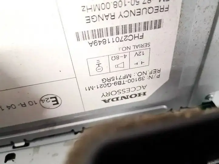 Honda Civic IX (2011 - 2017) 39100tb9g021m1 Магнитола / мультимедийная система — фото 4
