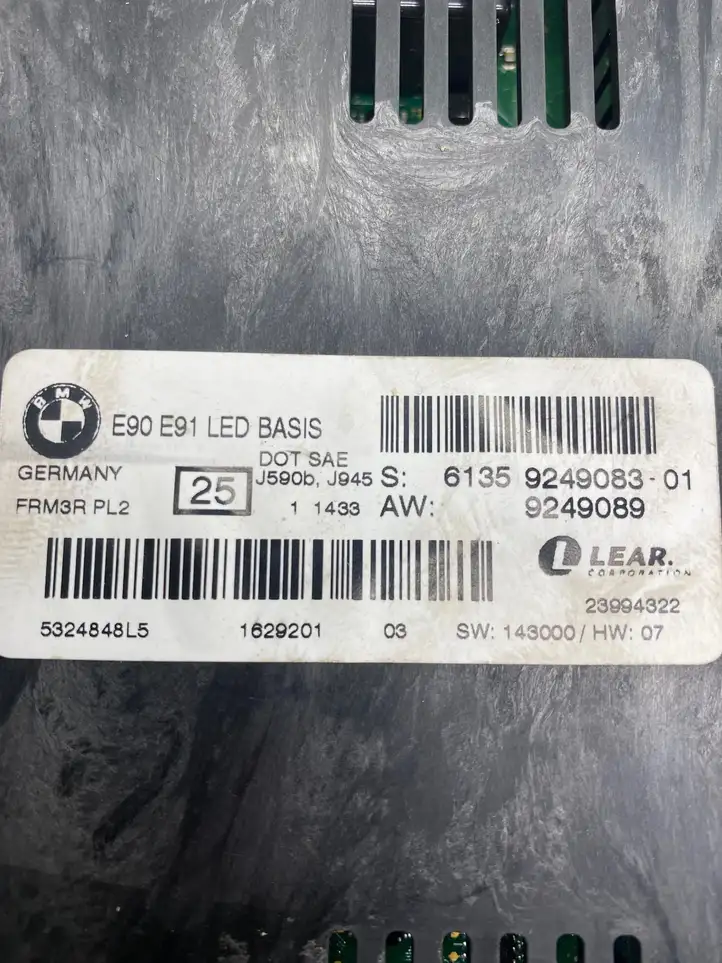 BMW X3 F25 (2010 - 2017) 6135924908301 Блок управления светом — фото 6