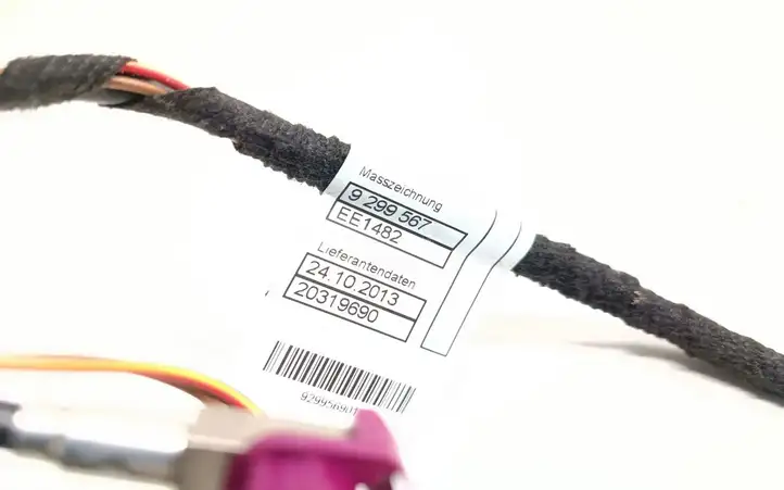 BMW 3 F30 F35 F31 (2012 - 2018) 9299567 Проводка аудиосистемы — фото 2