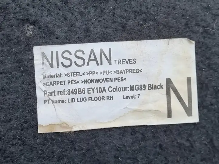 Nissan Qashqai (2006 - 2010) 849B6EY10A Прочие детали салона — фото 2