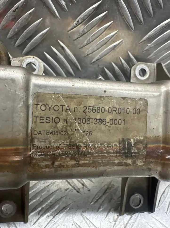 Toyota Avensis T250 (2006 - 2009) 256800R01000 Охладитель клапана EGR — фото 3