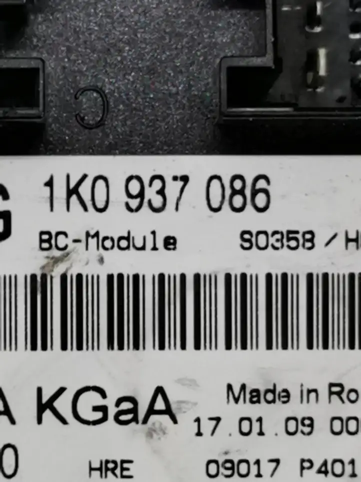 Volkswagen Golf Plus (2008 - 2014) 1K0937086 Модуль комфорта — фото 3