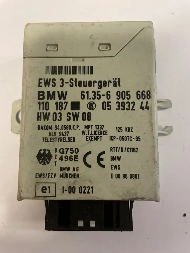 BMW 5 E39 (1996 - 2003) 61356905668 Блок иммобилайзера — фото 2