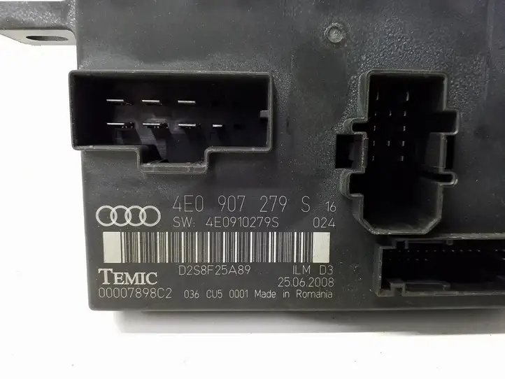 Audi A8 S8 D3 4E (2007 - 2010) 4E0907279S Модуль комфорта — фото 3