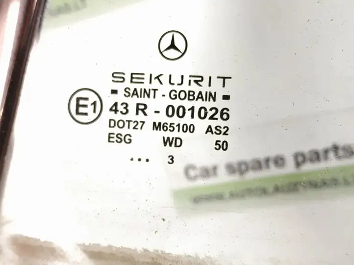 Mercedes-Benz CLK A209,C209 (2002 - 2009) 2096700510 Заднее боковое стекло — фото 2