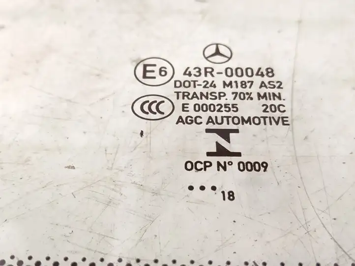 Mercedes-Benz B-class W246 (2014 - 2018) 2466708400 Заднее боковое стекло — фото 2