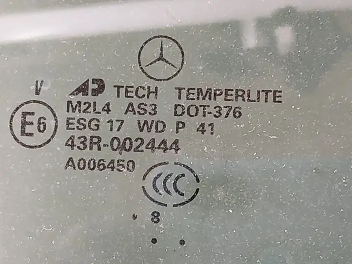 Mercedes-Benz ML W164 (2005 - 2011) 1647350810 Стекло задней двери — фото 2