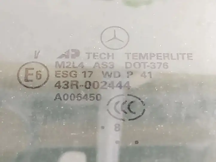 Mercedes-Benz ML W164 (2005 - 2011) 1647350710 Стекло задней двери — фото 2