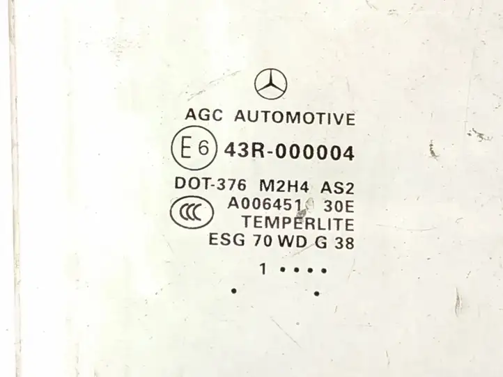 Mercedes-Benz ML W166 (2012 - 2017) 1667350010 Стекло задней двери — фото 3