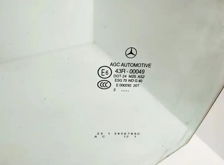 Mercedes-Benz B-class W246 (2011 - 2014) 43R00049 Стекло передней двери — фото 3