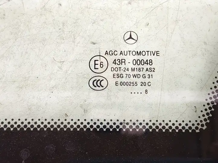 Mercedes-Benz C W204 (2007 - 2014) 2046701212 Заднее боковое стекло — фото 3
