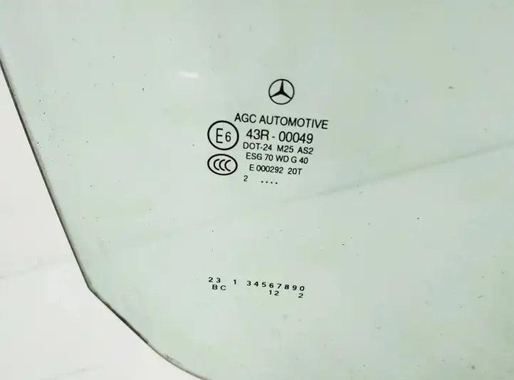 Mercedes-Benz B-class W246 (2011 - 2014) 43R00049 Стекло передней двери — фото 3