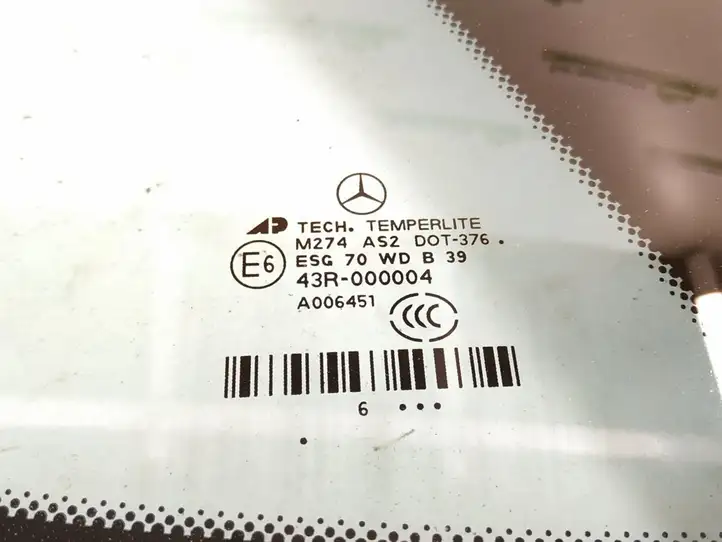 Mercedes-Benz ML W164 (2005 - 2011) A1646700911 Заднее боковое стекло — фото 4