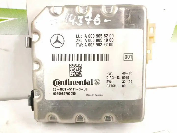 Mercedes-Benz S W221 (2005 - 2013) 0009058200 Камера в лобовом стекле — фото 6