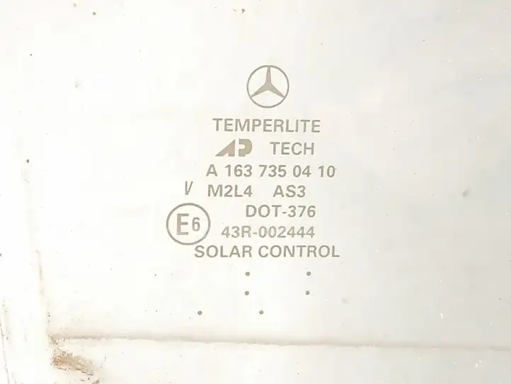 Mercedes-Benz ML W163 (1997 - 2005) Стекло задней двери — фото 3