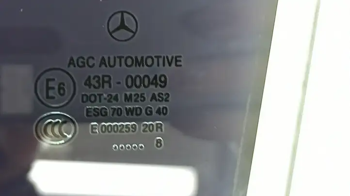 Mercedes-Benz C W204 (2007 - 2014) 43R00049 Стекло задней двери — фото 7