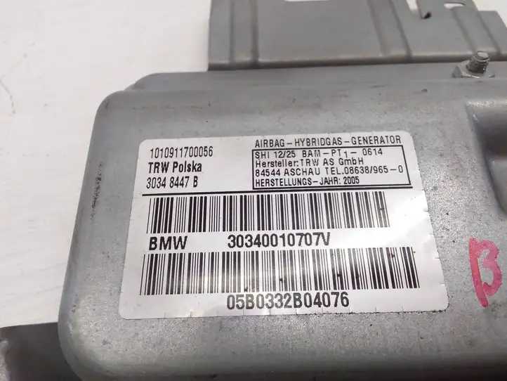 BMW X3 E83 (2003 - 2010) 30348447B Подушка безопасности двери — фото 3