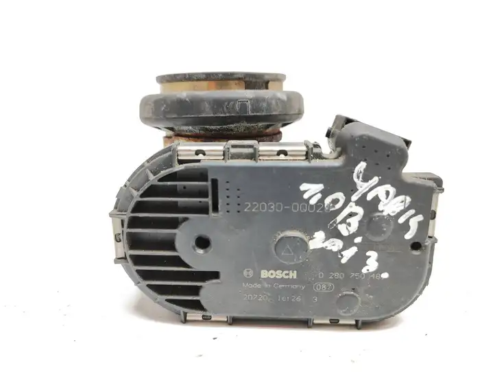 Toyota Yaris (2009 - 2012) 0280750488 Дроссельная заслонка — фото 3