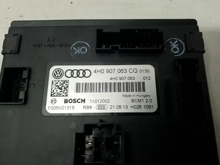 Audi A6 C7 (2011 - 2014) 4H0907063CG Модуль комфорта — фото 5