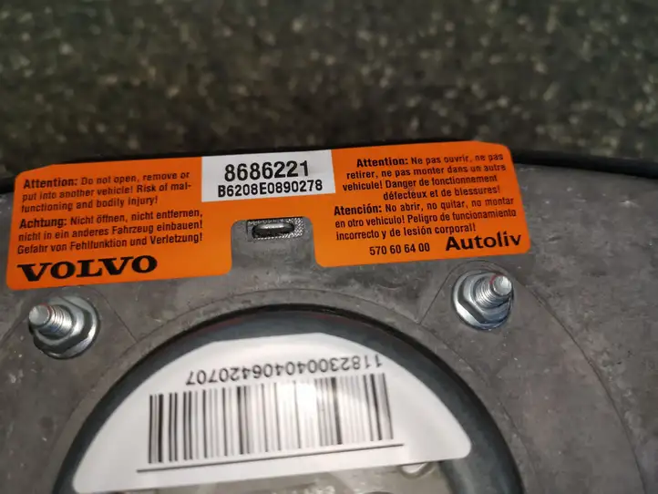 Volvo XC90 (2002 - 2006) 8686221 Подушка безопасности руля — фото 2