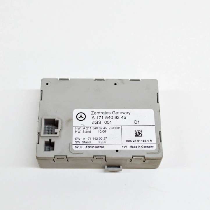 A2C53189287 Mercedes-Benz SLK R171 Gateway valdymo modulis