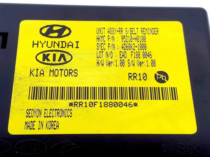 Kia Rio (2017 - 2020) 95210H8100 Прочие приборы — фото 2