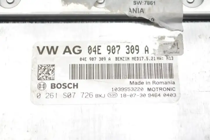 Audi A3/S3 8V (2016 - 2020) 04E907309A Блок управления двигателем (ЭБУ) — фото 4