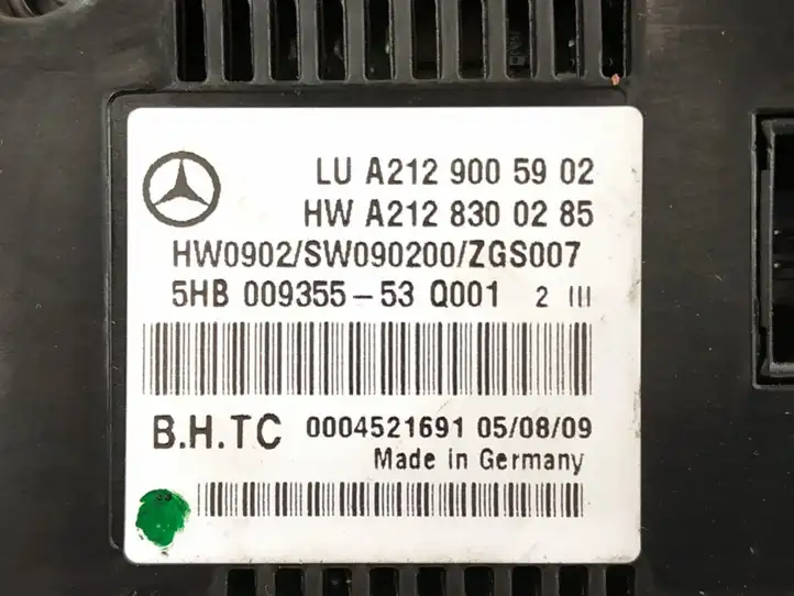 Mercedes-Benz E W212 (2009 - 2016) Блок управления климат-контролем — фото 8
