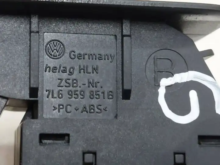 Volkswagen Touareg I (2002 - 2010) 7L6959851B Блок кнопок стеклоподъемников — фото 4