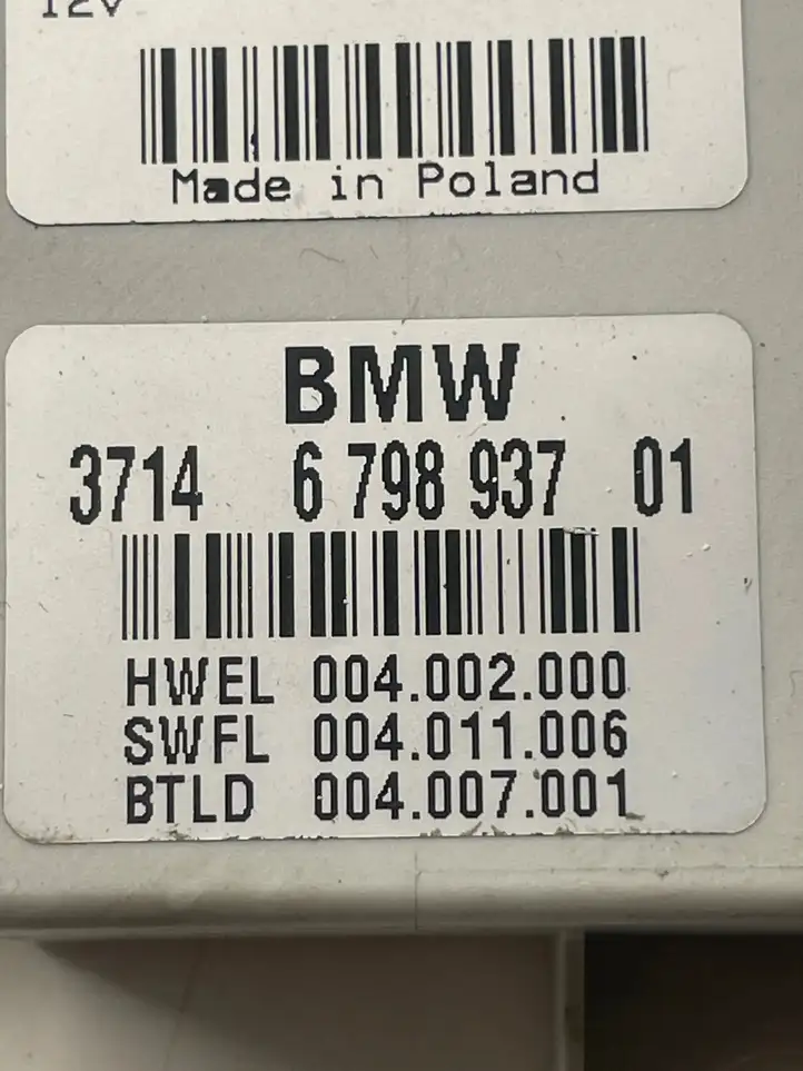 BMW 5 F10 F11 (2009 - 2016) 6798937 Блок управления пневмоподвеской — фото 4