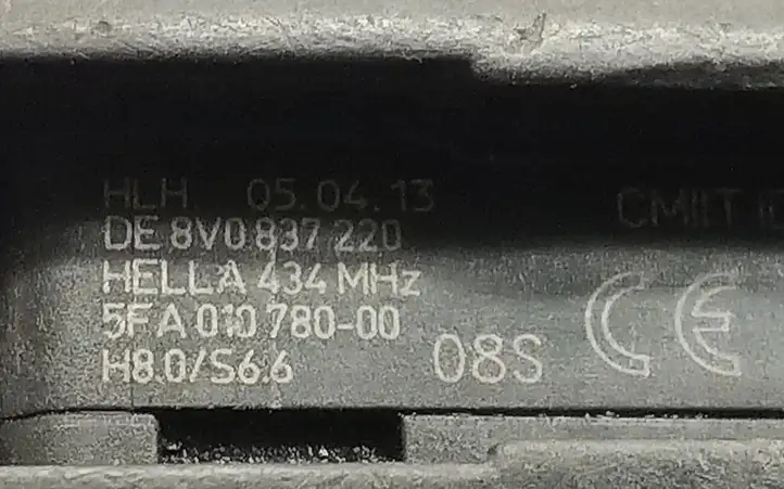 Audi A3/S3 8V (2012 - 2016) 8V0837220 Замок зажигания — фото 4