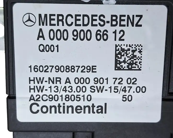 Mercedes-Benz GLC X253/C253 (2015 - ) A0009006612 Блок управления топливным насосом — фото 6