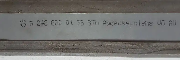 Mercedes-Benz A W177 (2018 - ) A2466800135 Внутренняя отделка переднего порога — фото 3