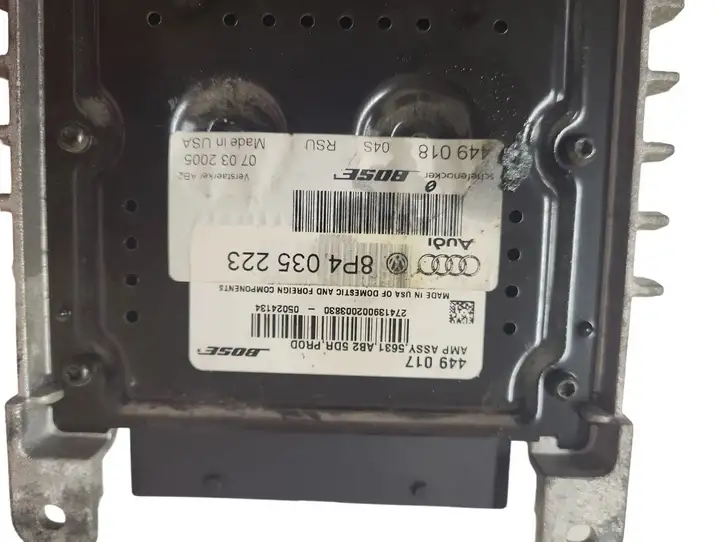 Audi A3/S3 8P (2004 - 2008) 8P4035223 Усилитель звука — фото 4