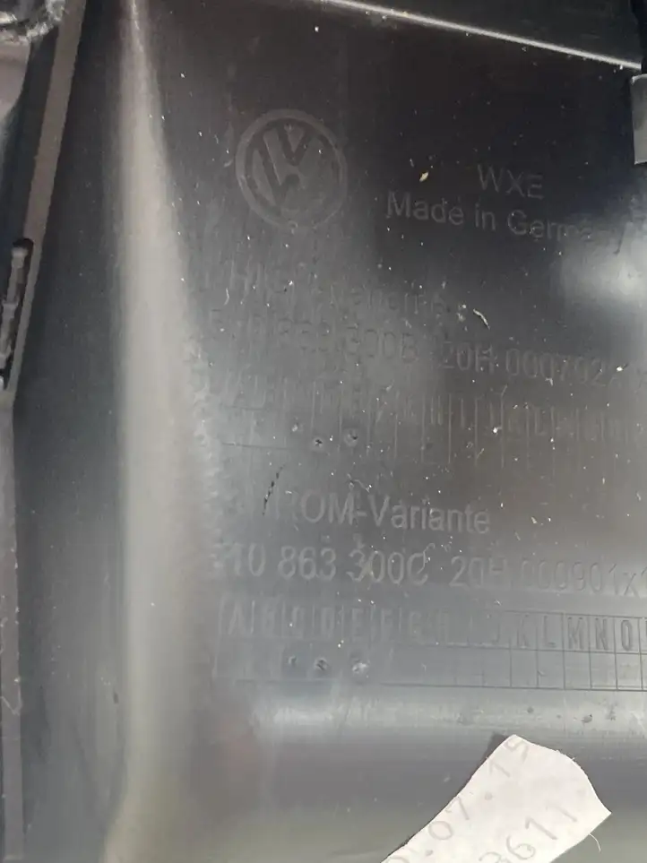 Volkswagen Golf Sportsvan (2014 - 2017) 510863300B Задний воздушный дефлектор — фото 4