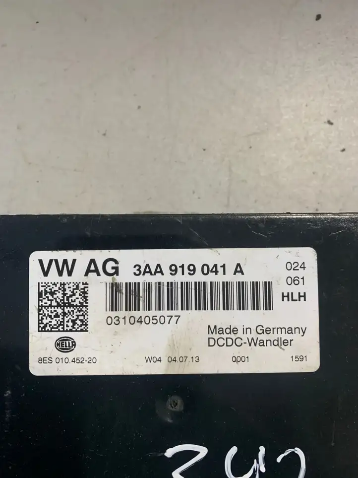 Volkswagen Tiguan (2007 - 2011) 3AA919041A Преобразователь напряжения — фото 3