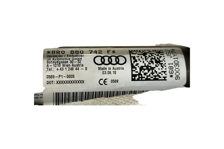Audi Q5 SQ5 (2008 - 2012) 8R0880742F Боковая подушка безопасности шторка — фото 5