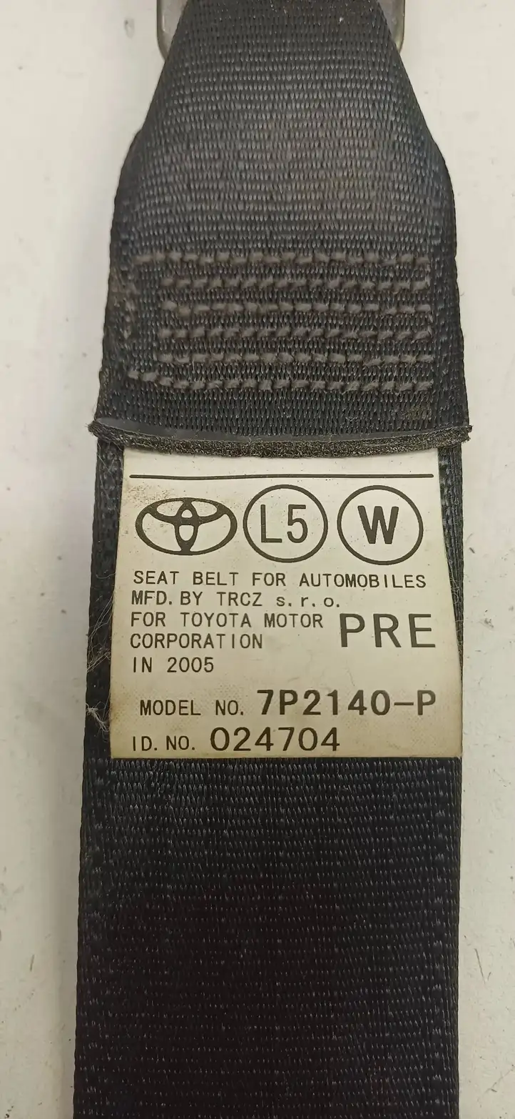 Toyota Corolla Verso E121 (2004 - 2007) 7P2140P Передний ремень безопасности — фото 3