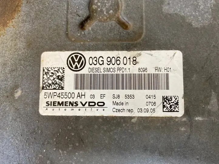 Volkswagen PASSAT B6 (2005 - 2010) 03G906018 Блок управления двигателем (ЭБУ) — фото 4