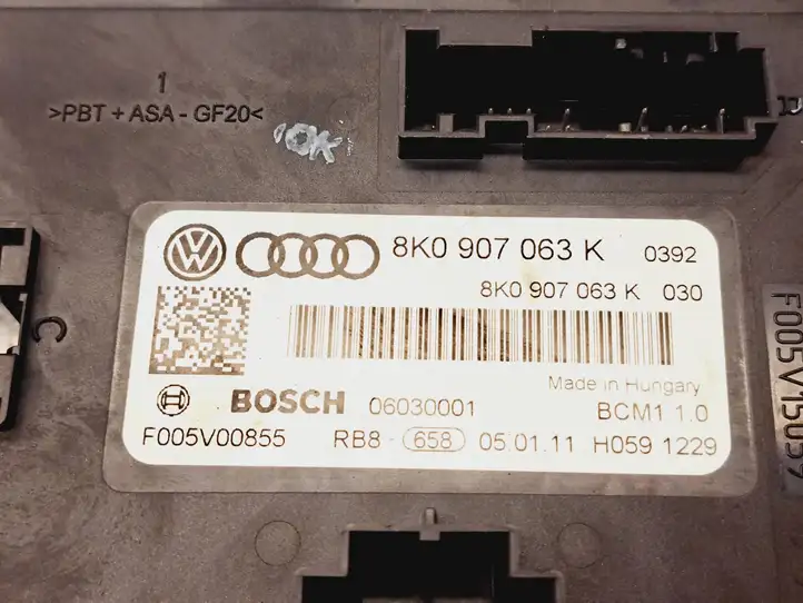 Audi A4 S4 B8 8K (2007 - 2011) 8K0907063K Модуль комфорта — фото 5