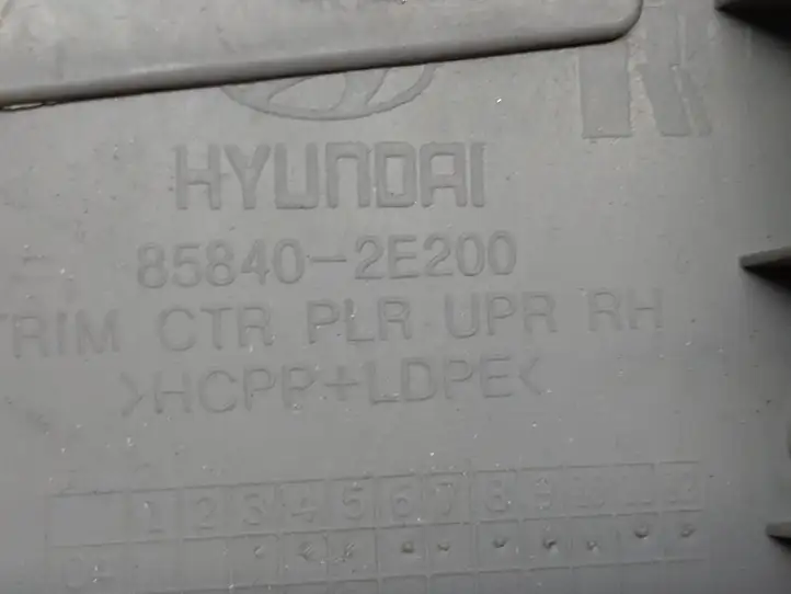 Hyundai Tucson JM (2004 - 2009) 858402E200 Верхняя обшивка стойки B — фото 6