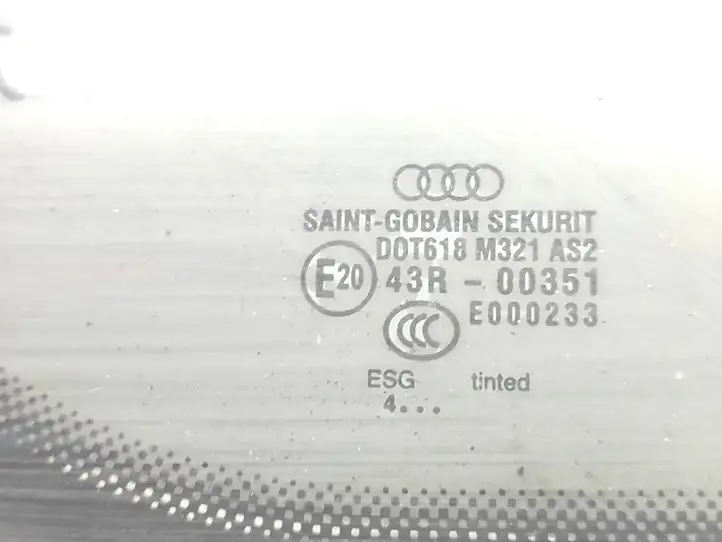 Audi A8 S8 D3 4E (2002 - 2005) 43R00351 Заднее боковое стекло — фото 3