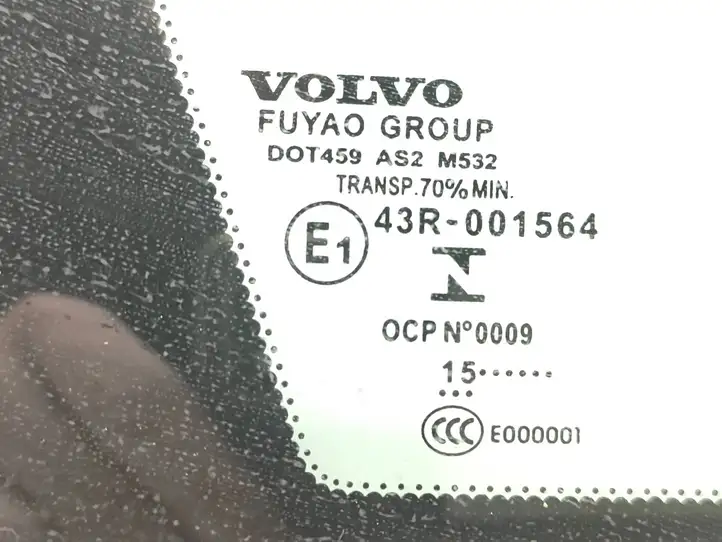 Volvo V60 (2013 - 2018) 43R001564 Заднее боковое стекло — фото 3