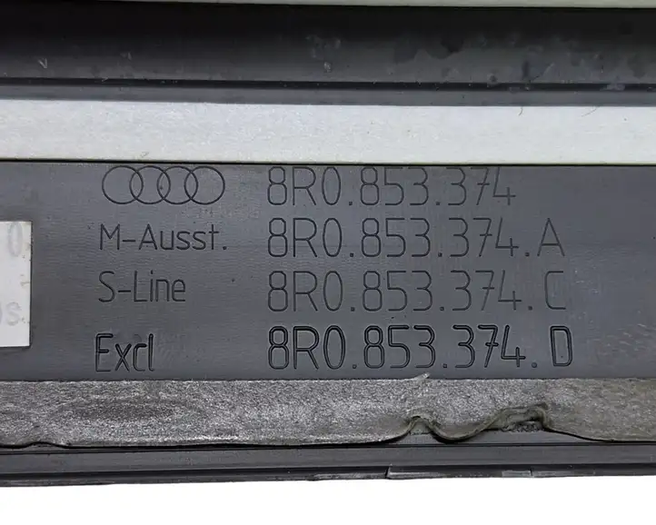 Audi Q5 SQ5 (2008 - 2012) 8R0853374C Внутренняя отделка переднего порога — фото 7