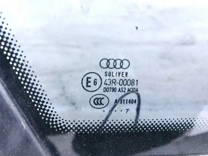 Audi A6 S6 C6 4F (2004 - 2008) Заднее боковое стекло — фото 2