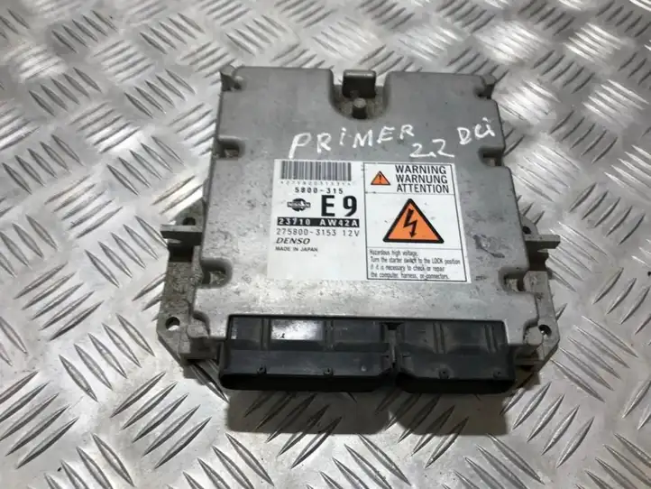 Nissan Primera (2001 - 2008) 2758003153 Блок управления двигателем (ЭБУ) — фото 1