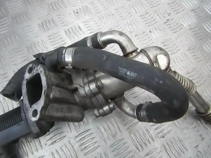 Opel Corsa D (2006 - 2010) 55219490 Охладитель клапана EGR — фото 1