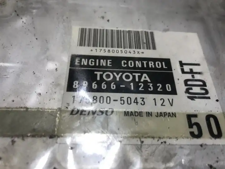 Toyota Corolla E110 (1995 - 2002) 8966612320 Блок управления двигателем (ЭБУ) — фото 2