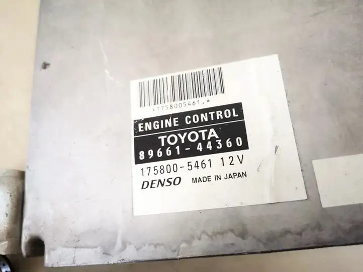Toyota Avensis Verso (2004 - 2009) 8966144360 Блок управления двигателем (ЭБУ) — фото 2