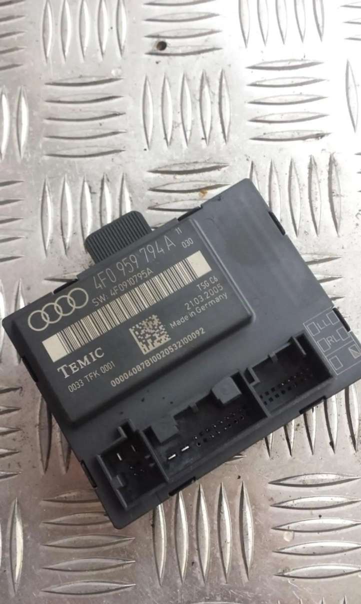 4f0959794a Audi A6 S6 C6 4F Durų elektronikos valdymo blokas